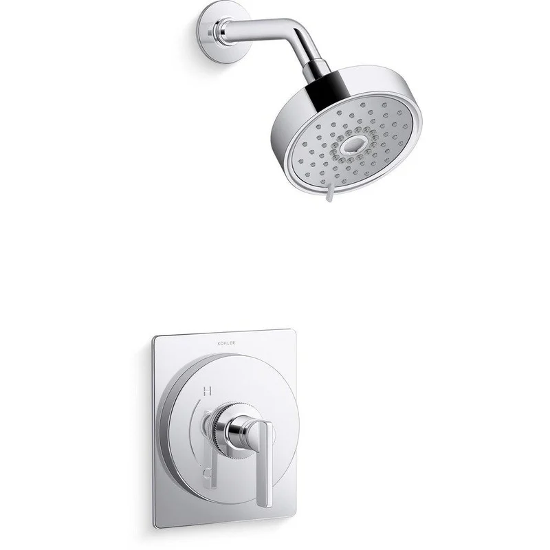 KOHLER Castia by Studio McGee Single Handle Multi Function Shower Faucet in Polished Chrome (Trim Only) | Ferguson