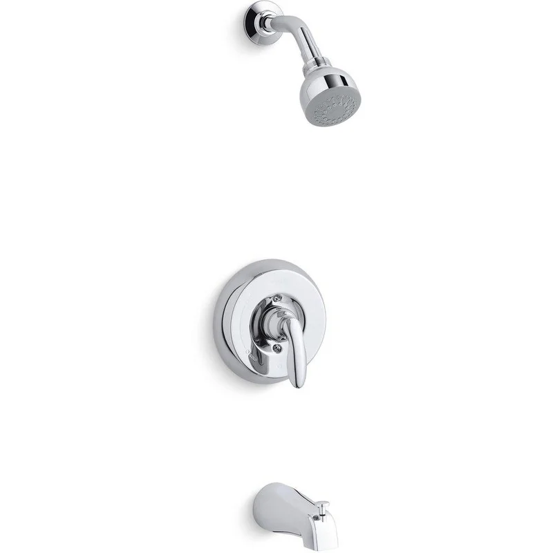 KOHLER Coralais Single Handle Bathtub & Shower Faucet in Polished Chrome (Trim Only) | Ferguson