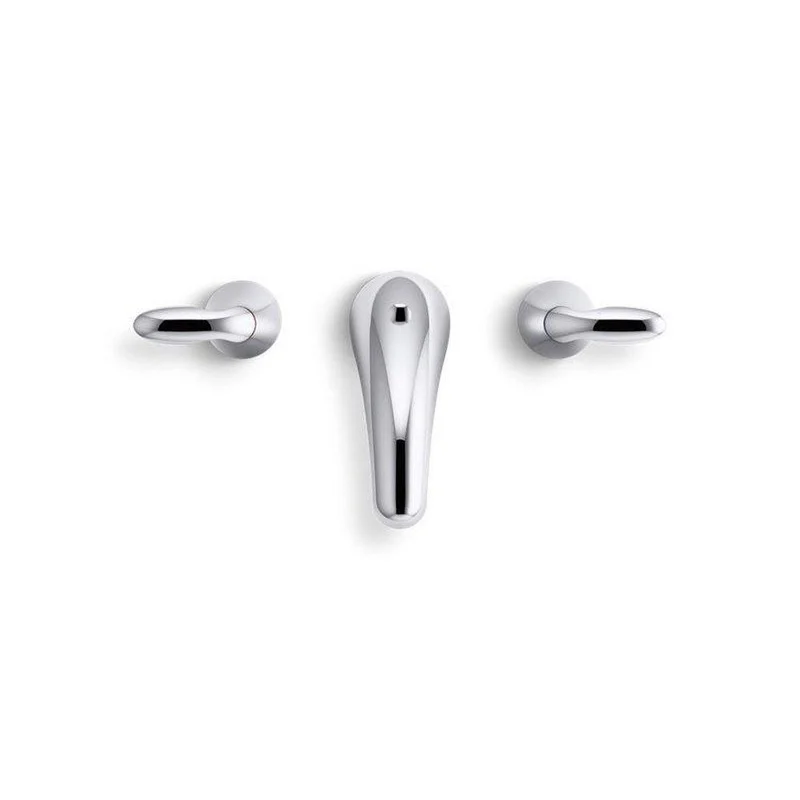 KOHLER Coralais Two Handle Widespread Bathroom Sink Faucet in Polished Chrome | Ferguson
