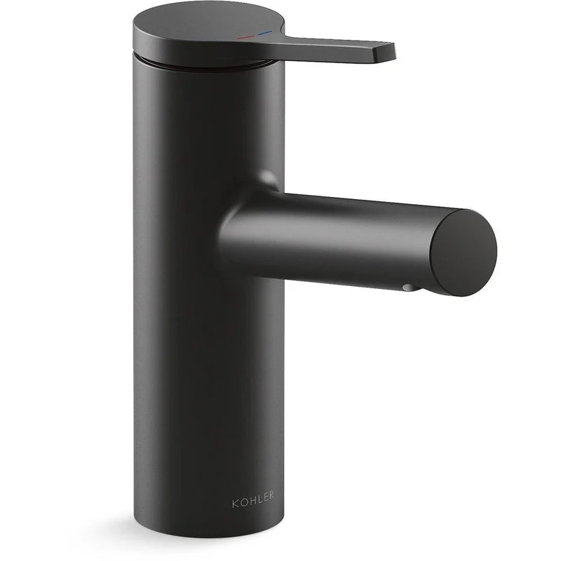 KOHLER Elate Single Handle Monoblock Bathroom Sink Faucet in Matte Black | Ferguson