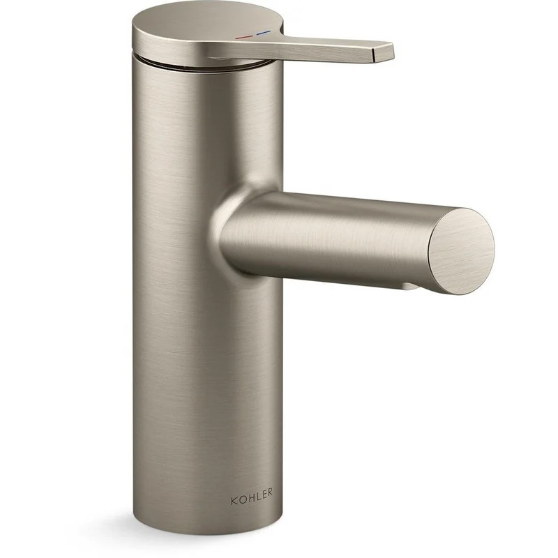 KOHLER Elate Single Handle Monoblock Bathroom Sink Faucet in Vibrant Brushed Nickel | Ferguson