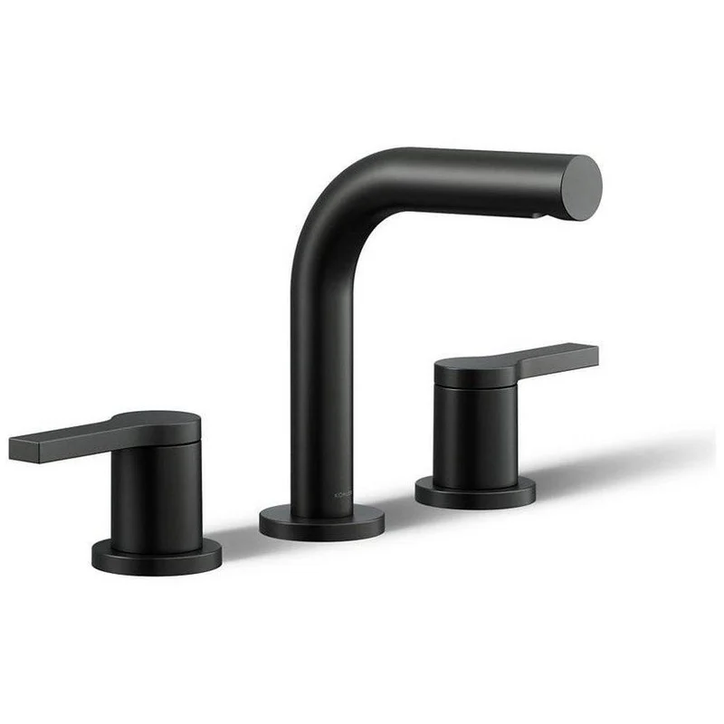 KOHLER Elate Two Handle Widespread Bathroom Sink Faucet in Matte Black | Ferguson