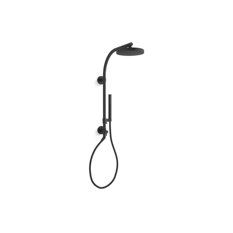 KOHLER HydroRail R Multi Function Shower System in Matte Black | Ferguson