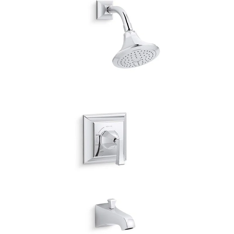 KOHLER Memoirs Stately One Handle Single Function Bathtub & Shower Faucet in Polished Chrome (Trim Only) | Ferguson