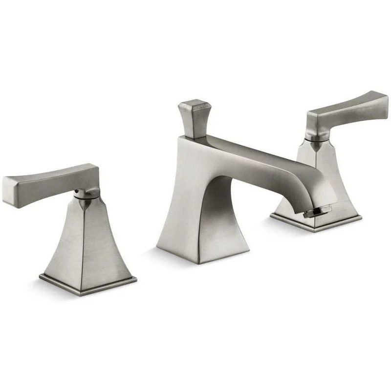 KOHLER Memoirs Two Handle Widespread Bathroom Sink Faucet in Vibrant Brushed Nickel | Ferguson