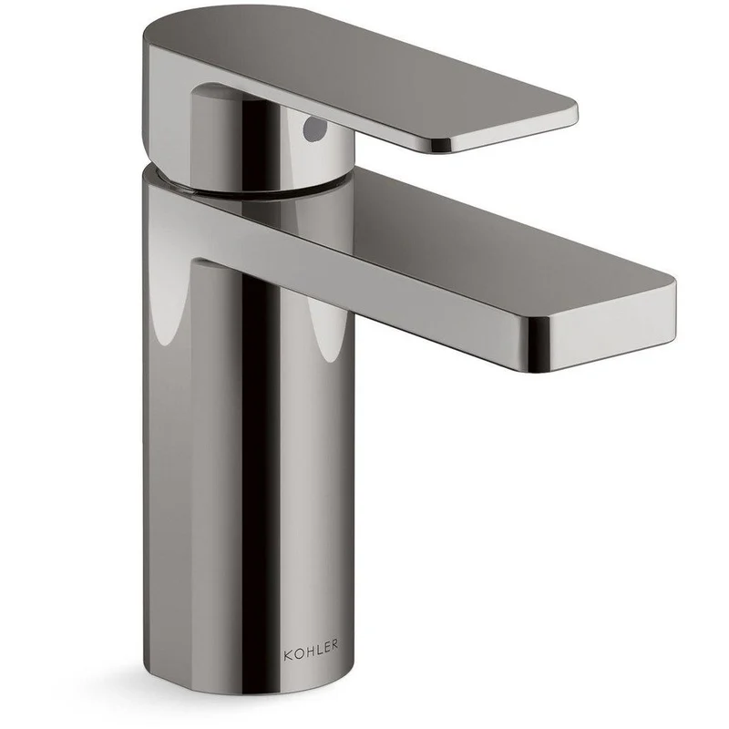 KOHLER Parallel Single Handle Monoblock Bathroom Sink Faucet in Vibrant Titanium | Ferguson