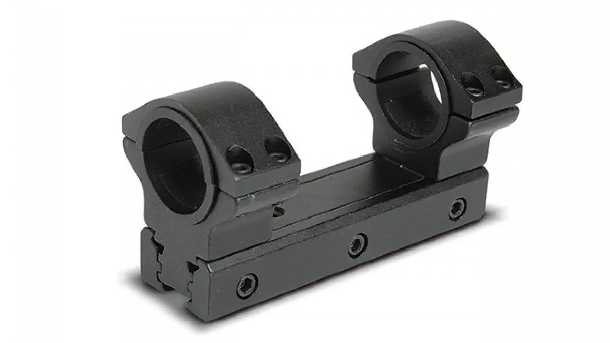 Konus Universal Attachment Dual Mount Riflescope Fits 30mm & 1″ Scopes – Matte Black