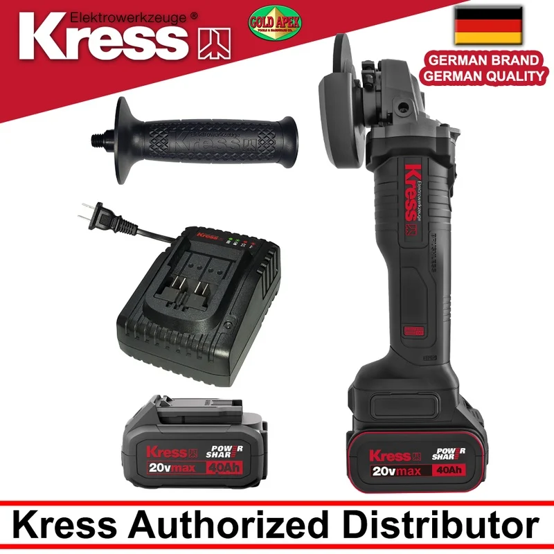 Kress KU800 Brushless Cordless Angle Grinder (20v)