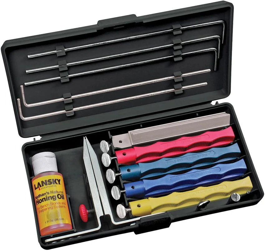 Lansky 5 Stone Professional Knife Sharpening System – LS50