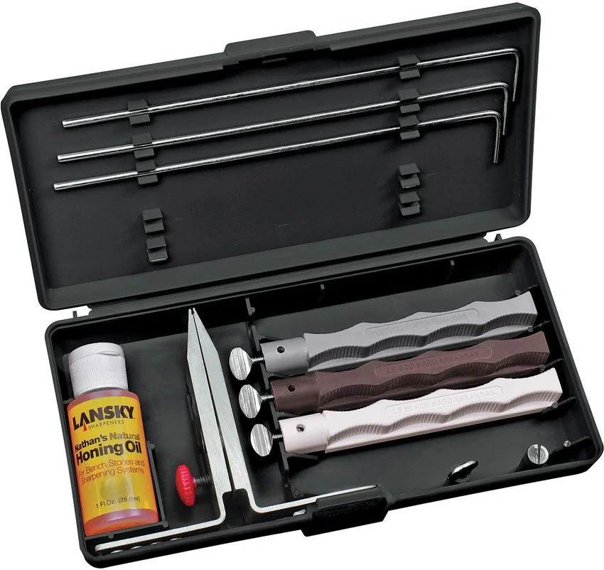 Lansky Natural Arkansas Sharpening System – LS05600
