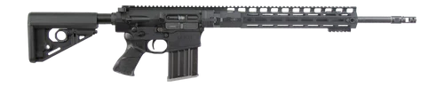 LaRue LT10 308 Win 20rd,14.50" Black Threaded Barrel, Black Aluminum Receiver Picatinny Rail, M-Lok Handguard, LaRue R.A.T Black Polymer Stock, A-PEG Grip