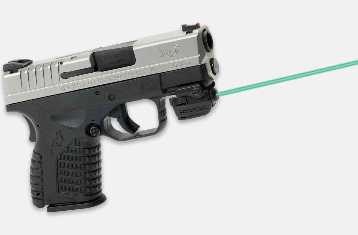 LaserMax Micro II Rail Mounted Laser – Fits 3/4? Length Rail & Up – Green Laser