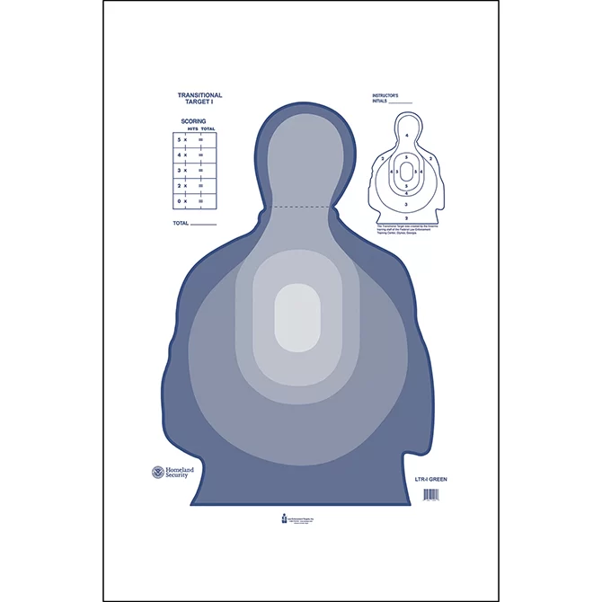Law Enforcement Targets US Dept. of the Treasury Transitional Target I, Blue