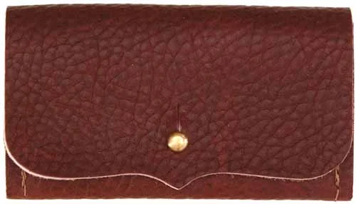 Leather Flint Wallet,4 ounce leather,5" by 2-3/4"