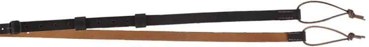 Leather Powder Horn Strap,adjustable , 3/4" wide,iron buckle, with leather ends