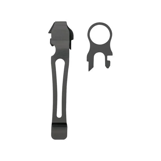 Leatherman Pocket Clip & Lanyard Ring for Charge/Wave/Surge – Black