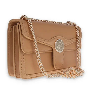 Leda's Fashions Multi Compartment Khaki Clutch Purse