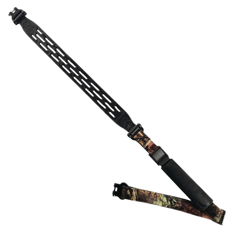 Limbsaver 12295 Kodiak-Air Sling made of Black NAVCOM Rubber & Mossy Oak Break-Up Nylon with 1″ W & Adjustable Design for Rifles