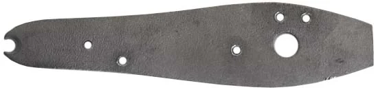 lock plate, 4.7" x 1.0", drilled & tapped