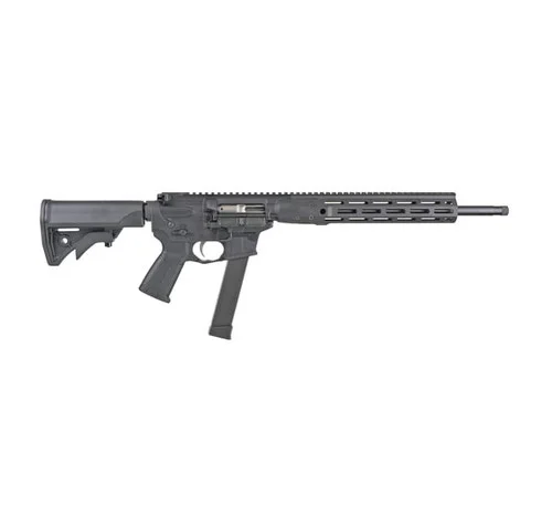 LWRC IC NINE 9mm, 16" Barrel, Adjustable Stock, Tungsten Gray, 27rd