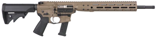 LWRC IC NINE 9mm, 16" Threaded Barrel, Flat Dark Earth, Adjustable Stock, 33rd