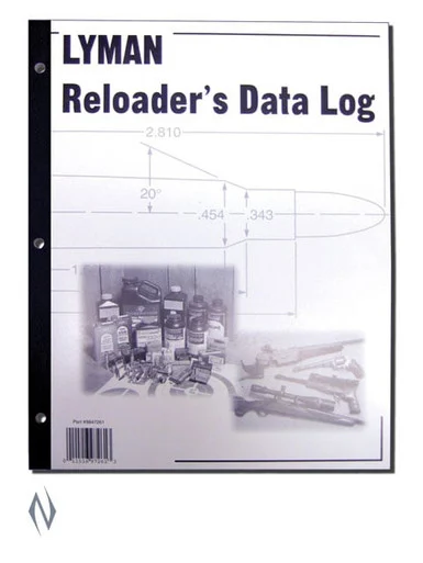 LYMAN RELOADING DATA LOG