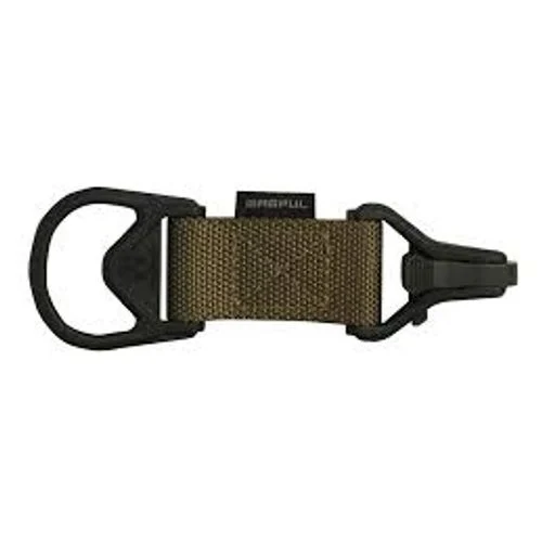 Magpul MS1/MS3 Sling Adapter made of Steel with Ranger Green Melonite Finish, Polymer Hardware, Nylon 1.25″ Webbing & Two to One-Point Design for AR-15, M4 & M16 – MAG516RGR