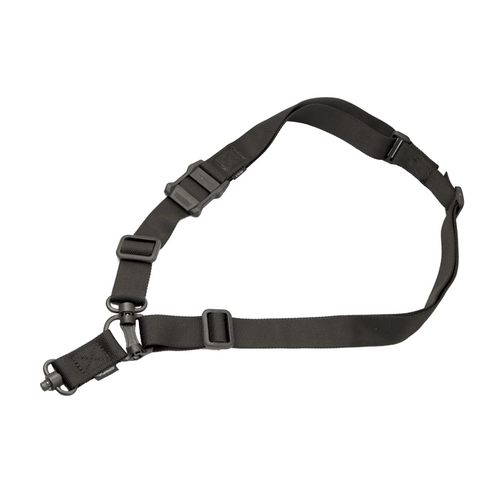 Magpul MS4 Sling GEN2 made of Black Nylon Webbing with 1.25″ W, Adjustable One-Two Point Design