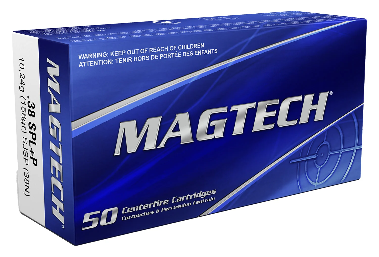 Magtech Range/Training .38 Special 158 gr JSP ammo