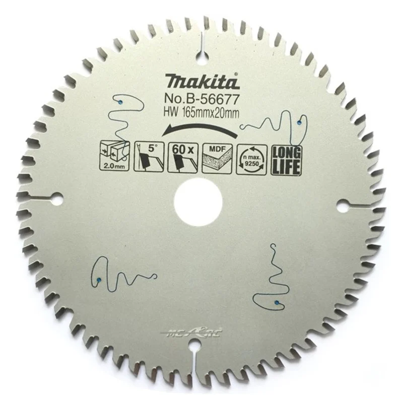 Makita B-56677 Circular Saw Blade 165x20x60T