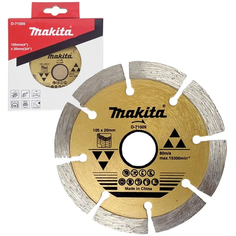 Makita D-71009 Diamond Cutting Disc (Concrete/Stone) 4″