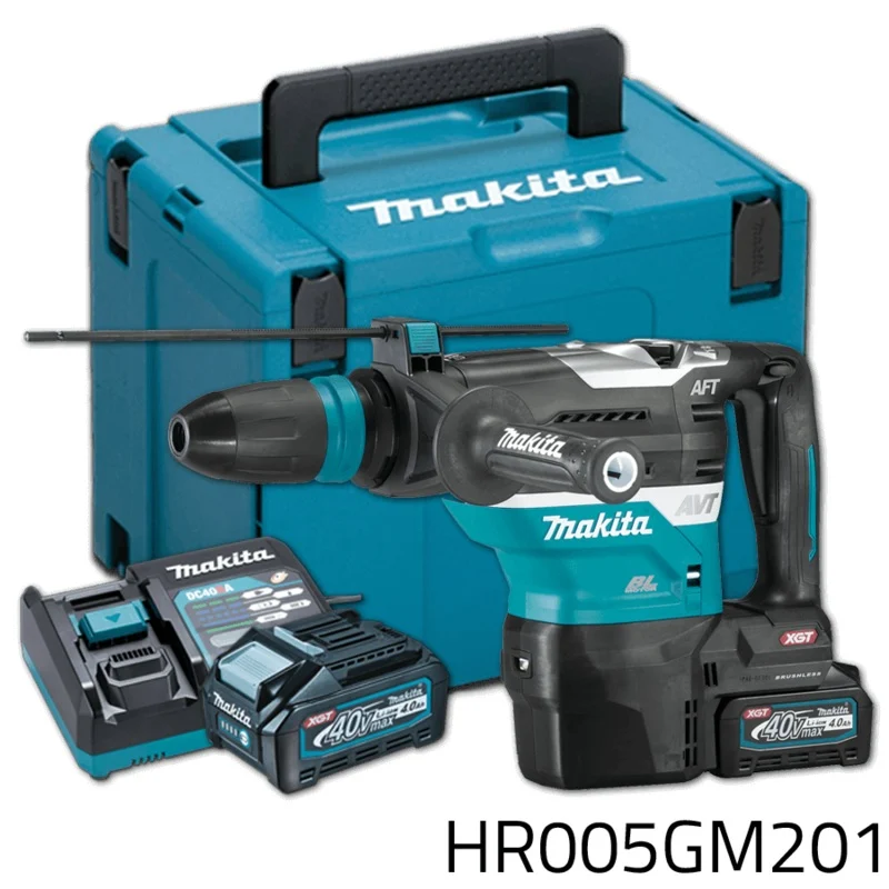 Makita HR005GM201 40V Cordless Brushless SDS-Max Rotary Hammer (XGT Series)