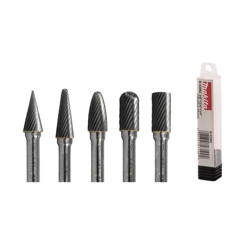 Makita Tungsten Carbide Burrs (1/4″ Shank)