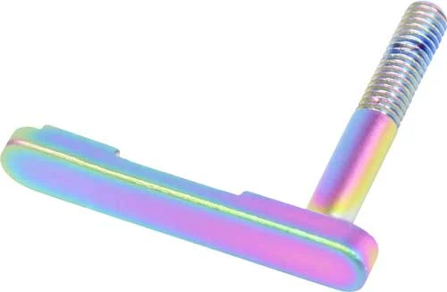 MATTE RAINBOW PVD COATEDGUNTEC AR15 MAG CATCH LEVER