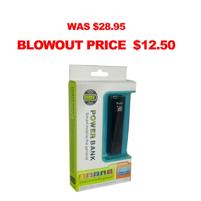 Max Smartphone Power Bank – Blowout Sale! Only a Few Left