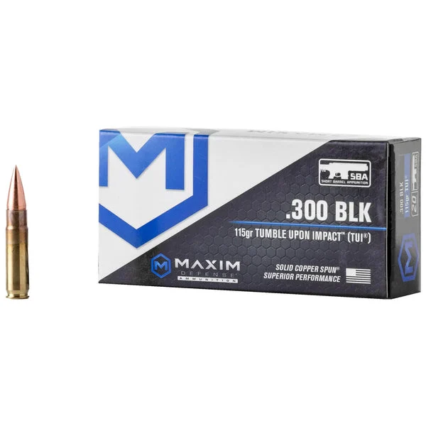 MAXIM 300BLK 115GR TUI SBA 20RD