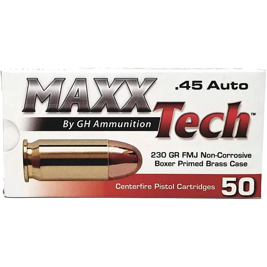 MaxxTech.45 ACP/Auto 230 gr FMJ ammo