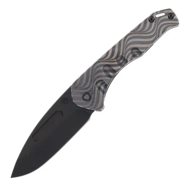 Medford Praetorian Slim Framelock Folding Knife (PVD S35VN, Psychedelic Wave, PVD Hardware) MK2084PD-01TM-TPCP-Q4