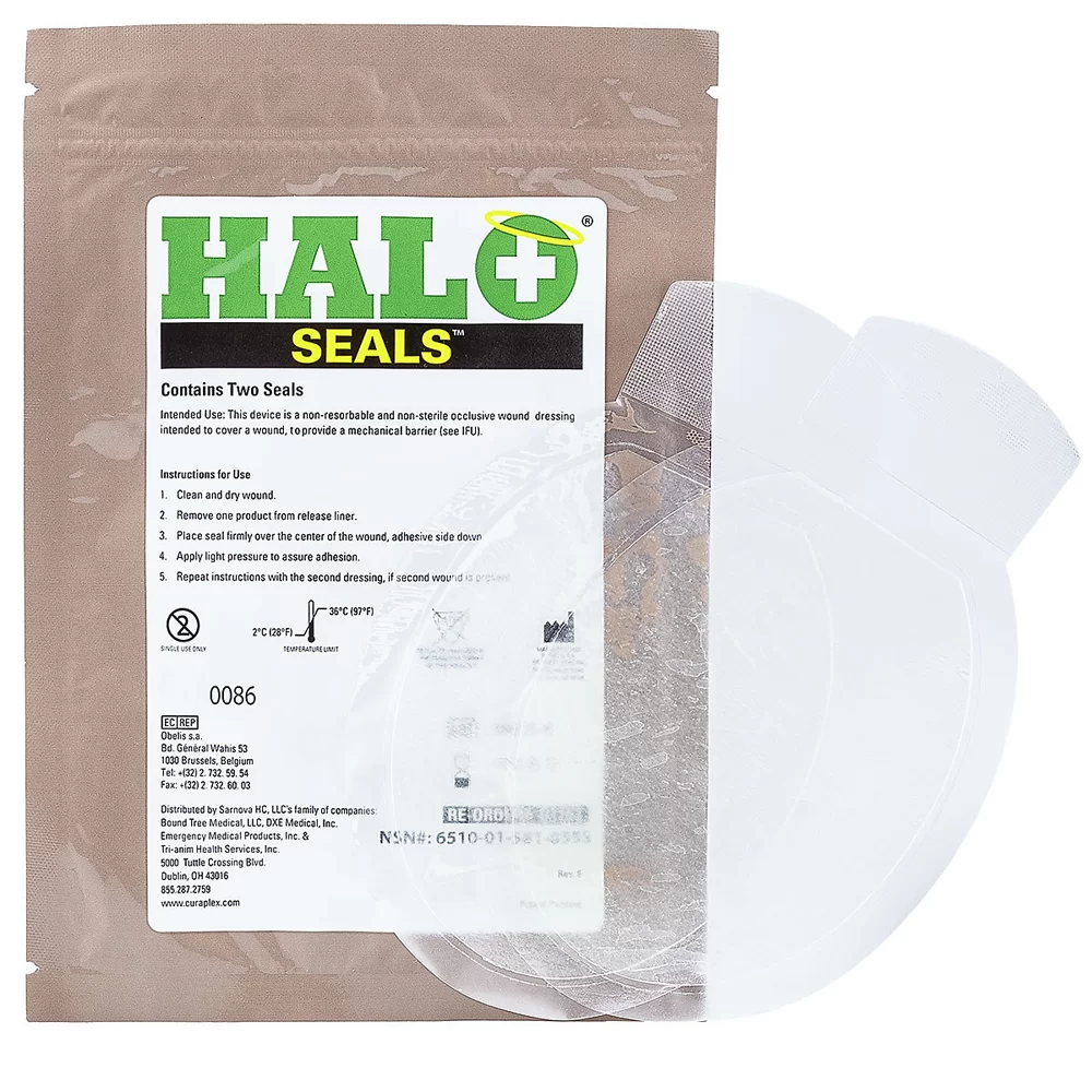 Medical Devices Halo Chest Seal, 2 pack