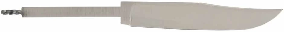 Medium Texas Bowie Carbon Steel Knife Blade Blank,6" blade, ground finish, made in the U.S.A.