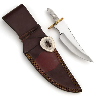 Medium Upswept Skinner Blade with Sheath