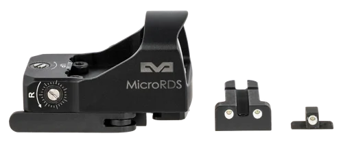 Meprolight MicroRDS, Kit, Reflex Sight, 3 MOA Red Dot, Black Color, Fits Sig P-Series (P320/P229/P226), Includes Specialized TruDot Replacement Night Sights, QD Mount