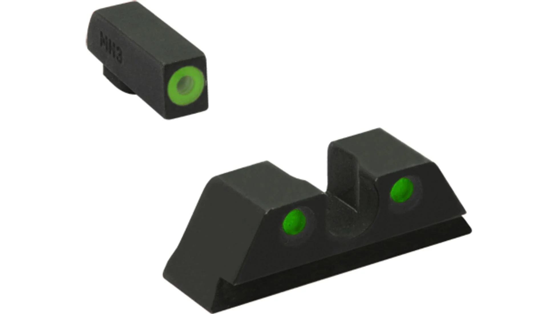 Meprolight ML47787 Hyper-Bright Green Ring Front & Green Rear Sights for CZ Shadow 2