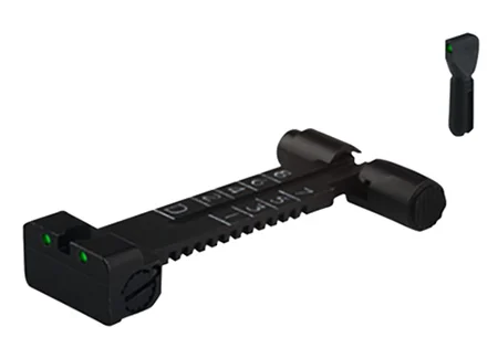Meprolight USA 1331153101 Tru-Dot Self Illuminated AK/AKM SightBlack 3-Dot Green Front & Rear Sight Set for AK/AKM