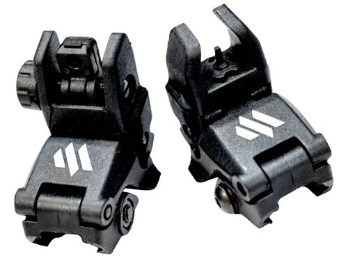 Meta Tactical Poly AR-15 POP UP Sights, Front and Rear Set