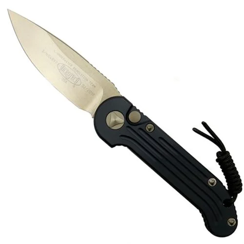 Microtech Combat Troodon D/E Signature Series Carbon Fiber Top Bronze Standard