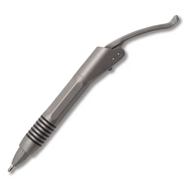 Microtech Siphon II Tactical Pen 2in Bead Blasted Stainless Steel MT401SSBB