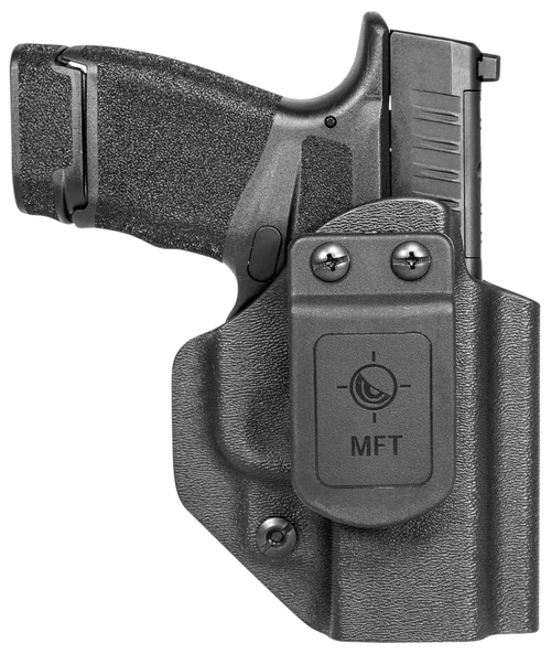 Mission First Tactical Appendix Holster IWB/OWB Black Polymer Belt Clip Fits Springfield Hellcat Micro-Compact OSP 9 Ambidextrous