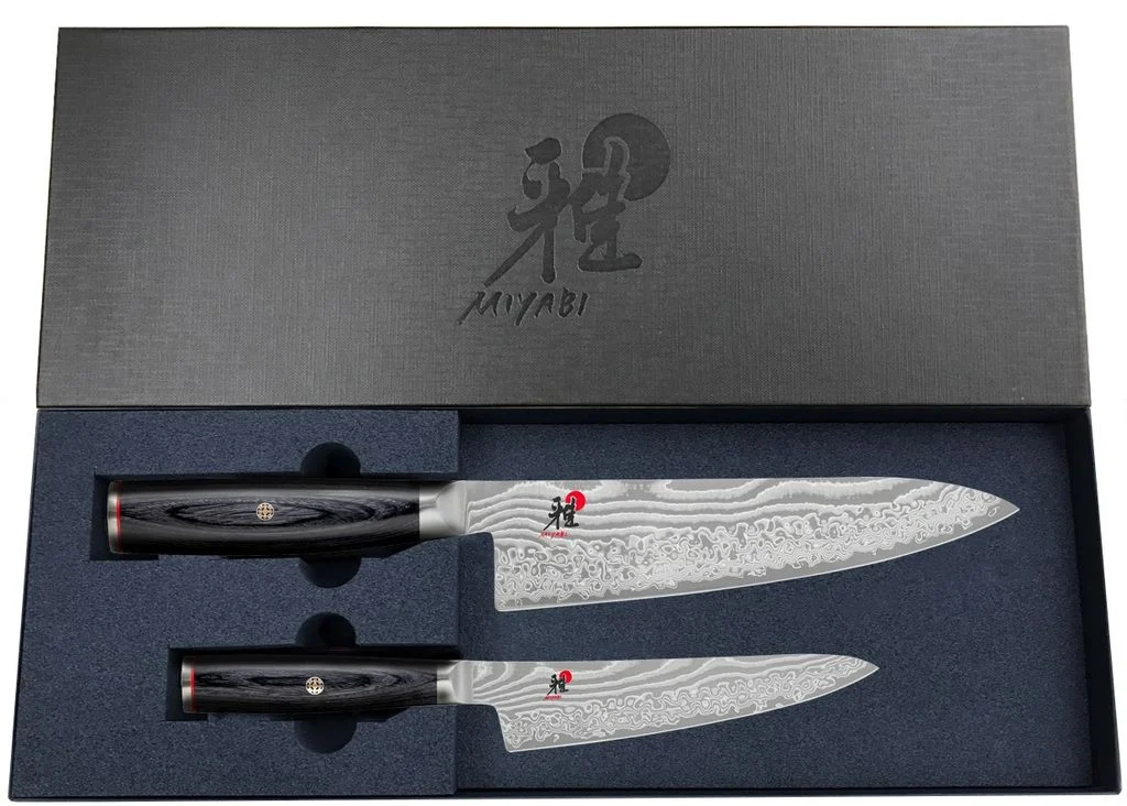 Miyabi 5000FCD 2pc set – Shotoh Utility / Gyutoh Chef