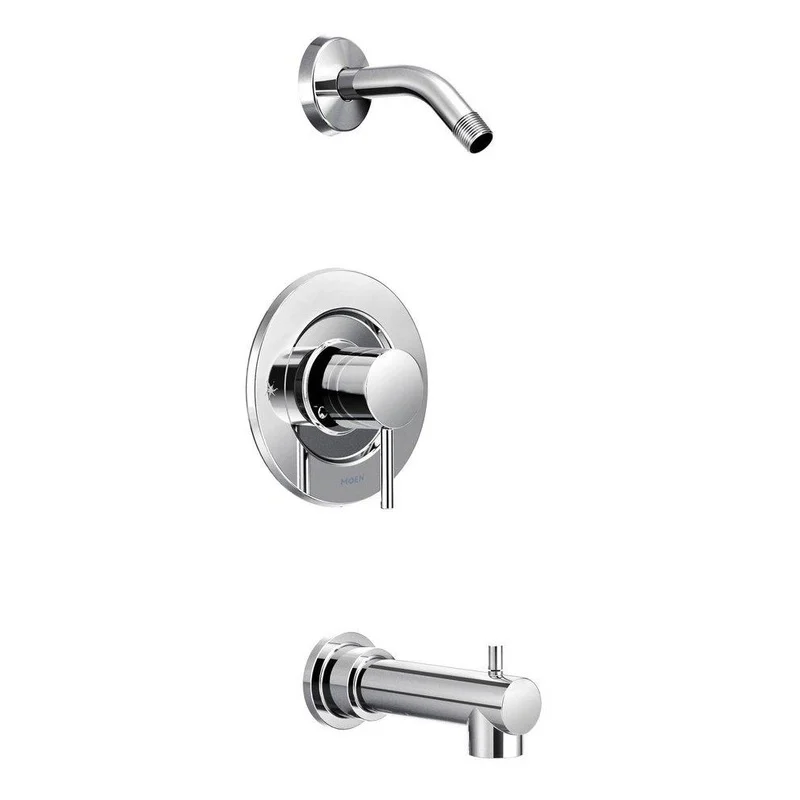 Moen Align Single Handle Bathtub & Shower Faucet in Chrome (Trim Only) | Ferguson